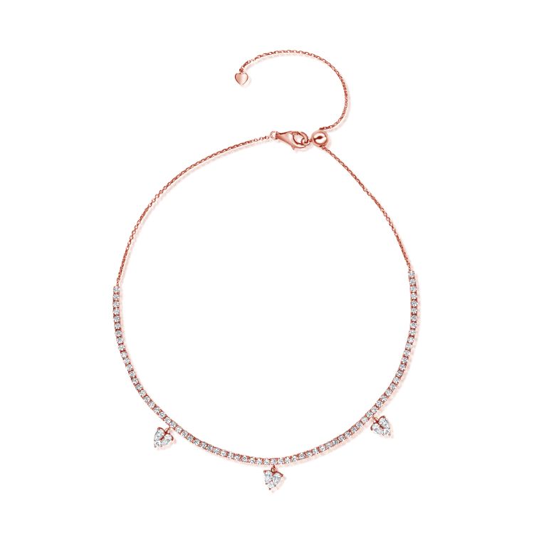 Dainty Pearl & Diamond Choker – Mounir Jewellery